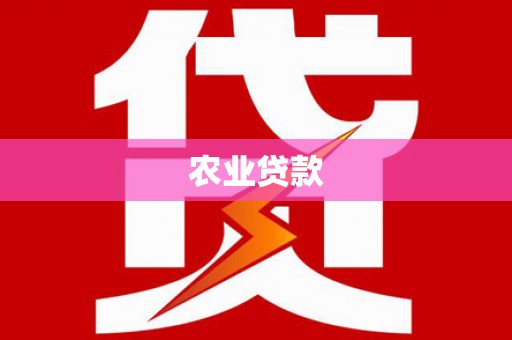惠民农业贷款