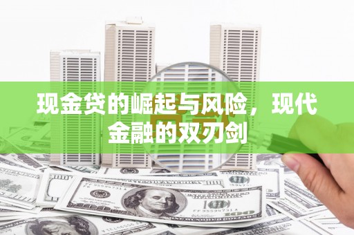 惠民现金贷的崛起与风险，现代金融的双刃剑