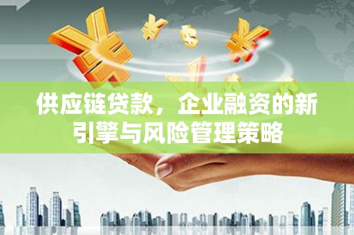 惠民供应链贷款，企业融资的新引擎与风险管理策略