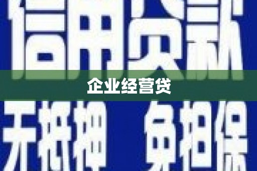 惠民企业经营贷