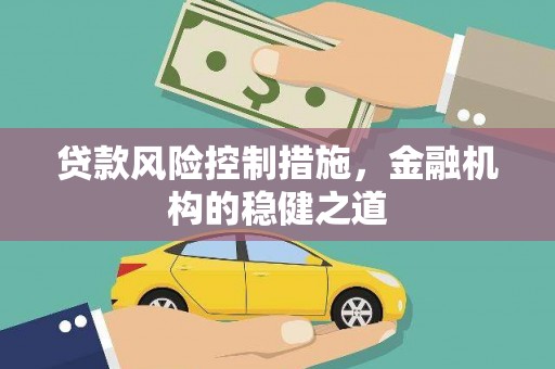 惠民贷款风险控制措施，金融机构的稳健之道