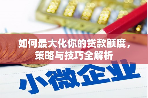 惠民如何最大化你的贷款额度，策略与技巧全解析