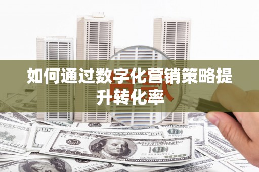 惠民如何通过数字化营销策略提升转化率