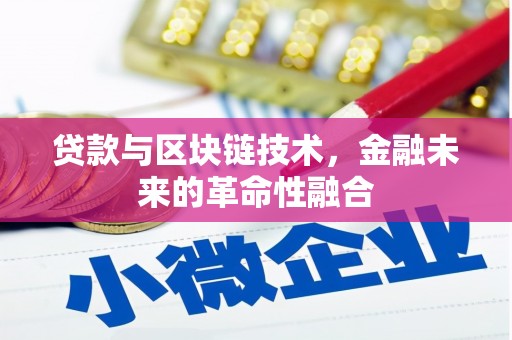 惠民贷款与区块链技术，金融未来的革命性融合