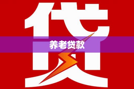 惠民养老贷款