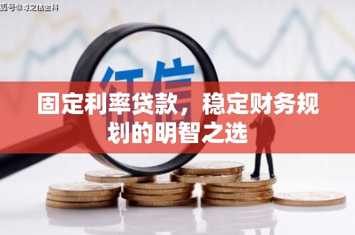 惠民固定利率贷款，稳定财务规划的明智之选