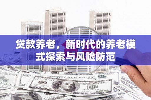 惠民贷款养老，新时代的养老模式探索与风险防范